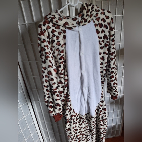 Leopard Onesie Costume - Adult Large - Picture 2 of 5